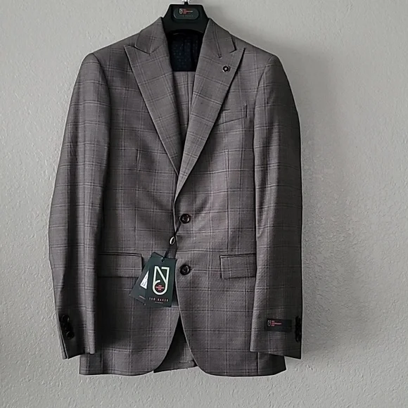 💫Ted Baker No Ordinary Joe Jason CTModern Fit Flat Front 2 Piece Suit💫